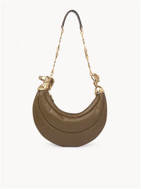 chloe horse bag|Chain Horse shoulder bag in soft leather .